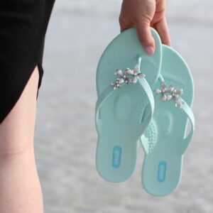 Oka-B flip flops | Product Ecommerce Marketing | Ember & Rise Growth Co